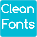 Clean Fonts for FlipFont