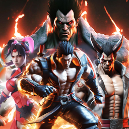 Superhero Fighting Immortals