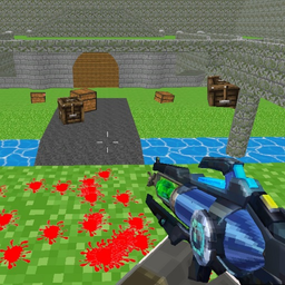 Blocky Gun Paintball