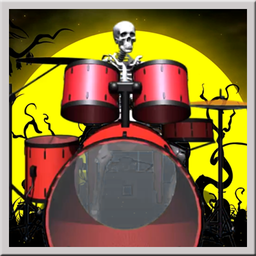 Skeleton Drummer Live Wallpape