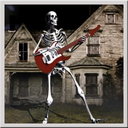 Skeleton Guitarist Live Wallpa