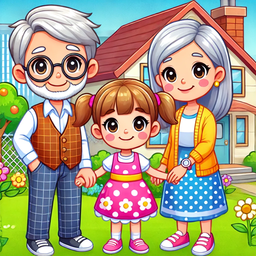 My Family Town : Grandparents