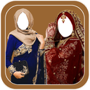 Hijab With Saree Photo Montage