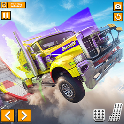 Real Stunt Truck Ramp Jumping