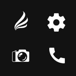 Flight Lite - White Icon Pack