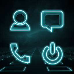 The Grid - Neon Icon Pack
