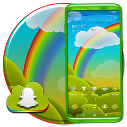 Nature Rainbow Launcher Theme