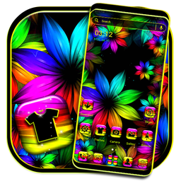 Rainbow Flower Theme