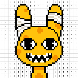 DIY Pixel Art Number ASMR
