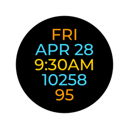 Readable Watch Face