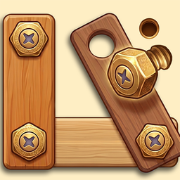 Nuts & Woods: Screw Puzzle