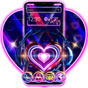 Neon Music Love Heart Theme