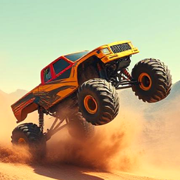 Monster Truck Offroad Stunts