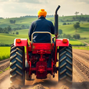 Tractor Trolley Farming Drive