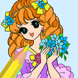 Anime Princess Color by Number