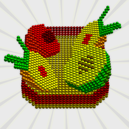 Fruits Magnet Balls Coloring