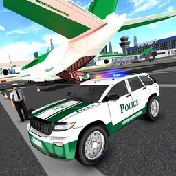 US Police Cargo Plane Transporter