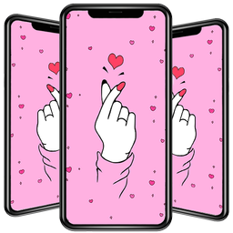 Finger Heart Wallpaper