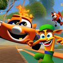 Crash tag team kart racing