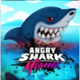 ANGRY FAT SHARK MIAMI - Shark games for adults