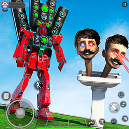 Toilet Games-3D Toilet Monster