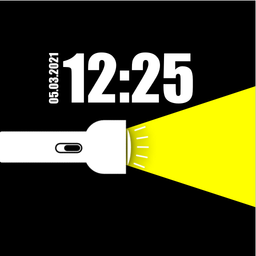 دانلود برنامه Flashlight Led with Clock اندروید | بازار