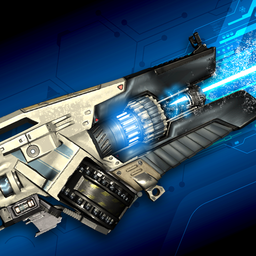 Sci-fi automatic laser weapons