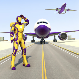 Superhero Airplane Pilot Sim