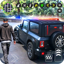 Police Car Chase Game: Jeep 3d