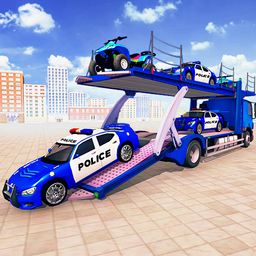 US police Limo Transport Game