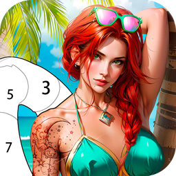 Summer Adult Coloring Book
