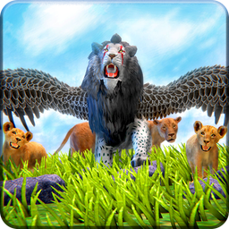 Angry Flying Lion Simulator 2019