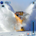 Snow Plowing Train 3D