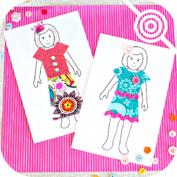 DIY Paper Doll Dress Up Making