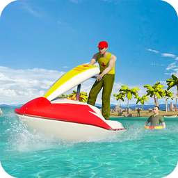 Beach Lifeguard Rescue Squad: Motor Boat Driving