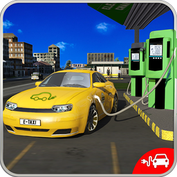 Electric Car Taxi Driver: NY City Cab Taxi Games