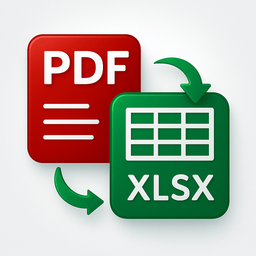 PDF to Excel Converter & XLSX