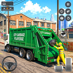 City Garbage Trash Truck Game