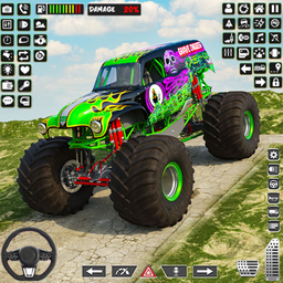 Monster Truck Demolition Game