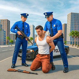 US City Police Game Cop Chase