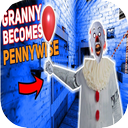 Scary Clown Granny Pennywise