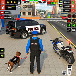 US Cop Car Chase Games Sim 3d