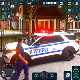 US Cop Car Chase Games Sim 3d