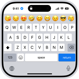 iphone 15 Keyboard Fonts Emoji