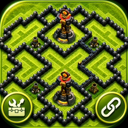 Clasher Maps of Clans