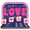 Pink Graffiti Love Heart Theme