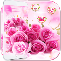 Pink Rose Romantic Love Theme