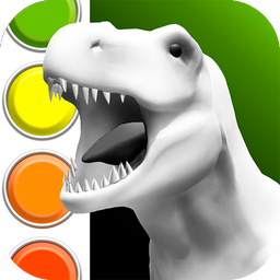 Dinosaurs 3D Coloring Book