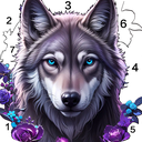 Animal Color-Paint By Number
