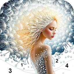 Fantasy Color-Paint By Number